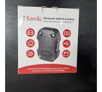 Morole Ahuyentador de Ratas, 3 Modos Ultrasonido Ratas con Luz Intermitente, Funciona con 12V (Coche), Pilas AA y USB, Protege Auto, Motor, Casa y Jardín, Eficaz contra Ratones, Cucarachas y Más(1PC)
