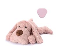 Moropaky Heartbeat - Juguete de latido del corazón para perro, juguete de latido del corazón para aliviar la ansiedad y ayuda calmante, animal de peluche para mayor comodidad, caja de ayuda para