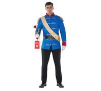Morph Costumes Disfraz de príncipe azul para hombre, disfraz real de Halloween para adultos, elegante traje de príncipe, talla XL