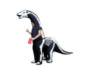 Morph Costumes Disfraz Dinosaurio Adulto Esqueleto Diplodocus Hinchable, Disfraz Halloween Adulto Talla Única