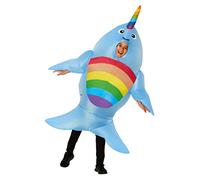 Morph Costumes Disfraz Hinchable Ballena Narval Niños, Disfraces Animal Marino para Carnaval y Halloween