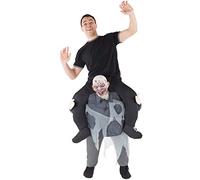 Morph Costumes Disfraz Zombie Hombre A Hombros, Disfraz Halloween Hombre a Caballito Terror Talla Única