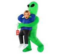 Morph Disfraz Alien Hinchable Niño, Disfraces Extraterrestre Niños, Traje Hinchable Aliens, Disfraz para Halloween y Carnaval, 4-6 años