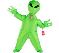 Morph Disfraz Alien Hinchable Niño, Traje Inflable para Halloween, Disfraces Alien para Niños, Talla única