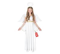 Morph Disfraz Ángel Niña Blanco, Traje de Angel, Disfraces Angelito, Disfraces Navideños, Disfraz Navidad y Halloween - 3-4 años