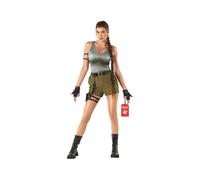 Morph Disfraz Arqueóloga de Tumbas para Mujer, con Funda de Muslo y Accesorios, Traje para Halloween, S