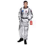 Morph Disfraz Astronauta Plateado, Traje Espacial para Halloween y Fiestas de Disfraces, M