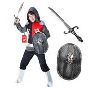 Morph Disfraz Caballero Medieval Niño, Disfraces Sant Jordi para Carnaval y Halloween, S