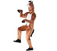 Morph Disfraz Caballo Adulto, Disfraces Animales, Traje de Potro, Disfraces de Caballos, Disfraz Carnaval Hombre - M