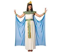 Morph Disfraz Cleopatra Azul Mujer, Traje Egipcio para Fiestas y Eventos, Disfraces para Carnaval y Halloween, S
