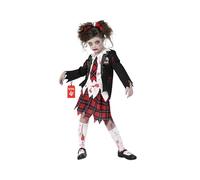 Morph Disfraz Colegiala Zombie de Niña para Halloween y Miedo, Talla XL