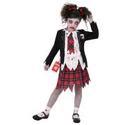 Morph Disfraz Colegiala Zombie Niña Halloween, Miedo, Talla L
