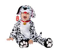 Morph Disfraz Dalmata Niño y Niña Bebe, Disfraz Perro Niños, Disfraz Perro Dalmata, Disfraces de Carnaval y Halloween - T2 (3-4 Años)