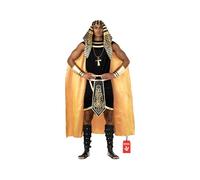 Morph Disfraz de Faraón para Hombre, Traje Egipcio para Halloween, Vestuario Clásico para Fiestas y Disfraces, L
