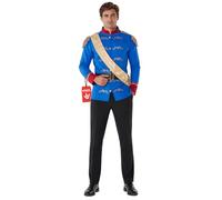 Morph Disfraz de príncipe encantador para hombre, disfraz real de Halloween, elegante traje de príncipe