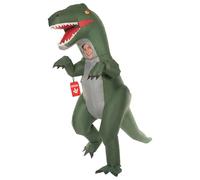 Morph Disfraz Dinosaurio Inflable Adulto, T Rex para Halloween, Disfraces Dinosaurio Hinchable, Talla única