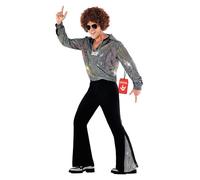 Morph Disfraz Disco Hombre Años 70, Disfraces para Carnaval y Halloween, L