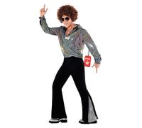 Morph Disfraz Disco Hombre Años 70, Disfraces para Carnaval y Halloween, M