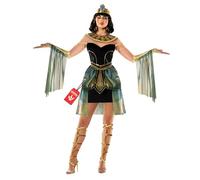 Morph Disfraz Egipcia Mujer, Disfraces Cleopatra para Carnaval, Vestido de Diosa Egipcia, Disfraz de Carnavales y Halloween - L