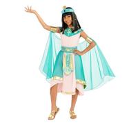 Morph Disfraz Egipcia Niña Azul, Traje de Faraona Egipcia, Disfraces Egipcios, Disfraces Cleopatra, Disfraz Carnaval Niña- L