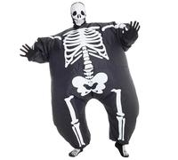 Morph Disfraz Esqueleto Inflable, Traje Divertido para Halloween, Accesorio de Disfraces Inflables