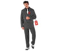 Morph Disfraz Gangster Hombre, Disfraces Mafioso, Traje Años 20 Adulto, Traje Gangster Disfraz Carnaval Hombre - L