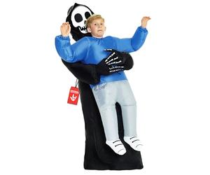 Morph Disfraz Hinchable Niño Muerte para Halloween, Disfraces Infantiles, Traje de Muerte para Niños, Talla única