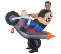 Morph Disfraz Hinchable Pandilla Motera, Traje Divertido para Fiestas, Ideal para Halloween y Eventos Temáticos