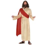 Morph Disfraz Jesus de Nazaret, Disfraces Jesucristo Adulto, Traje Hebreo Hombre, Disfraz Carnaval Hombre - M