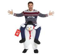 Morph Disfraz Monigote De Nieve a Caballito para adultos