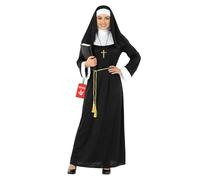 Morph Disfraz Monja Mujer Halloween, Adulto Talla XXL