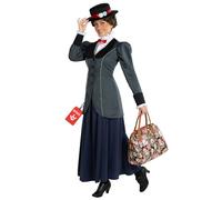 Morph Disfraz Niñera Inglesa, Traje Clásico para Fiestas, Halloween y Eventos Temáticos, XL