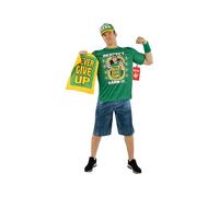 Morph Disfraz Oficial John Cena Hombre, Disfraz John Cena Adulto, Luchador WWE, Disfraces para Halloween y Carnaval, L