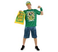 Morph Disfraz Oficial John Cena Hombre, Disfraz John Cena Adulto, Luchador WWE, Disfraces para Halloween y Carnaval, M
