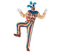 Morph Disfraz Payaso Asesino Niño y Niña, Disfraces Halloween, Traje Payaso para Carnaval y Halloween, M