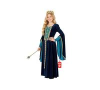 Morph Disfraz Princesa Medieval Niña, Disfraces Medievales, Vestido Edad Media, Disfraz Carnaval Niña - S