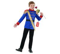 Morph Disfraz Príncipe Azul Niño, Disfraces Cuentos Infantiles, Traje Príncipe para Carnaval y Halloween, 10-12 años