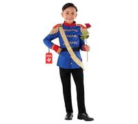 Morph Disfraz Príncipe Azul Niño, Disfraces Cuentos Infantiles, Traje Príncipe para Carnaval y Halloween, 7-9 años