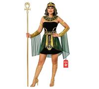 Morph Disfraz Reina Cleopatra Mujer, Traje Egipcio para Halloween, Vestido y Accesorios, XS