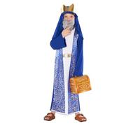 Morph Disfraz Rey Mago Gaspar Niño Azul, Traje Reyes Magos para Navidad y Carnaval, 3-4 años