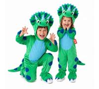 Morph Disfraz Triceratops Niño y Niña, Disfraces Dinosaurio T Rex, Traje para Carnaval y Halloween, 3-4 años