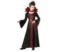 Morph Disfraz Vampiresa Niña, Traje Vampiresa Niña, Disfraz Vampiro Niña, Disfraz Vampira Niña, Disfraz Halloween Niña Vampira Talla M