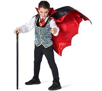 Morph Disfraz Vampiro Niño, Disfraces Dracula Niños, Traje de Vampiros, Disfraz Halloween Niño Dracula - XL