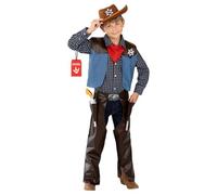 Morph Disfraz Vaquero Niño, Cowboy Del Oeste, Chaleco Pistolero, Disfraces para Carnaval y Halloween, M