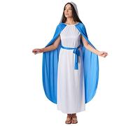 Morph Disfraz Virgen María Mujer, Traje de Navidad María y José, Vestido Santa María para Celebraciones Navideñas, XL
