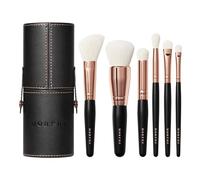 Morphe rose away - juego de 6 brochas de maquillaje para ojos y cara,