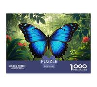 Morpho Mariposa1000 Pezzi Puzzle FAI Da TeAnimales Sfida per Adulti Regalo per Adulti E Bambini Da Regalo GioGatotolo ColoRatao per La Famiglia70x50cm/1000pcs