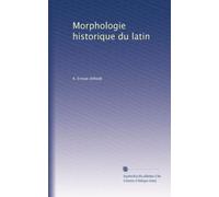 Morphologie historique du latin