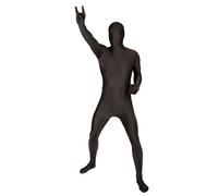 Morphsuits Disfraz Segunda Piel Adulto Negro, Disfraz Carnaval Adulto - 2XL