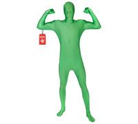 Morphsuits Disfraz Segunda Piel Adulto Verde,Traje Verde Croma, Disfraces Croma, Disfraz Carnaval Adulto - M